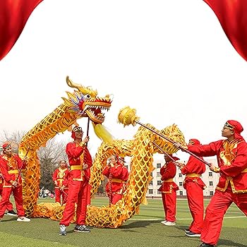 バッグ Dance With Dragon - dance  with  Dragon Dragon Dance Costume for 4 Players - Green, Unisex - 4m